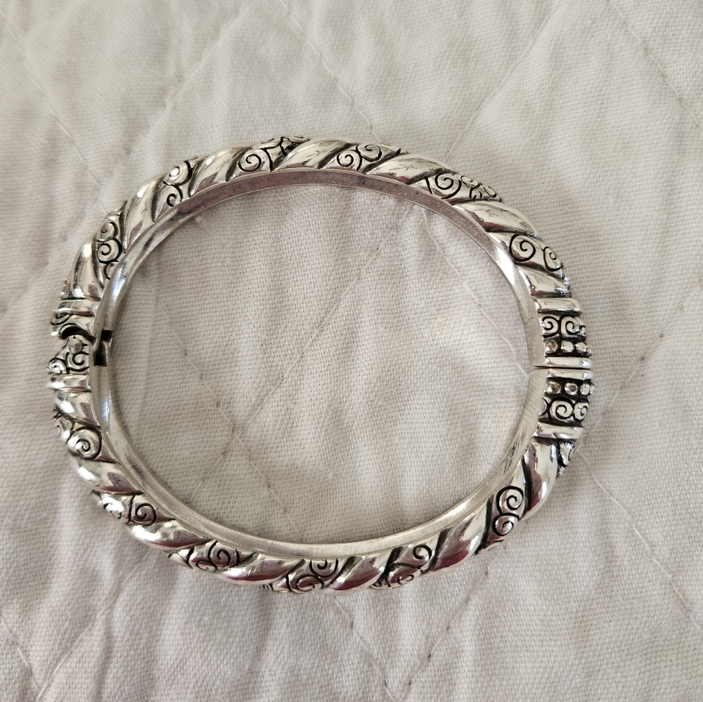 Brighton Silver Bangle Bracelet